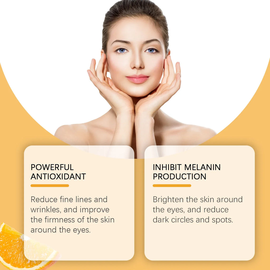 Vitamin C Eye Cream – Brighten, Firm & Hydrate Under Eyes