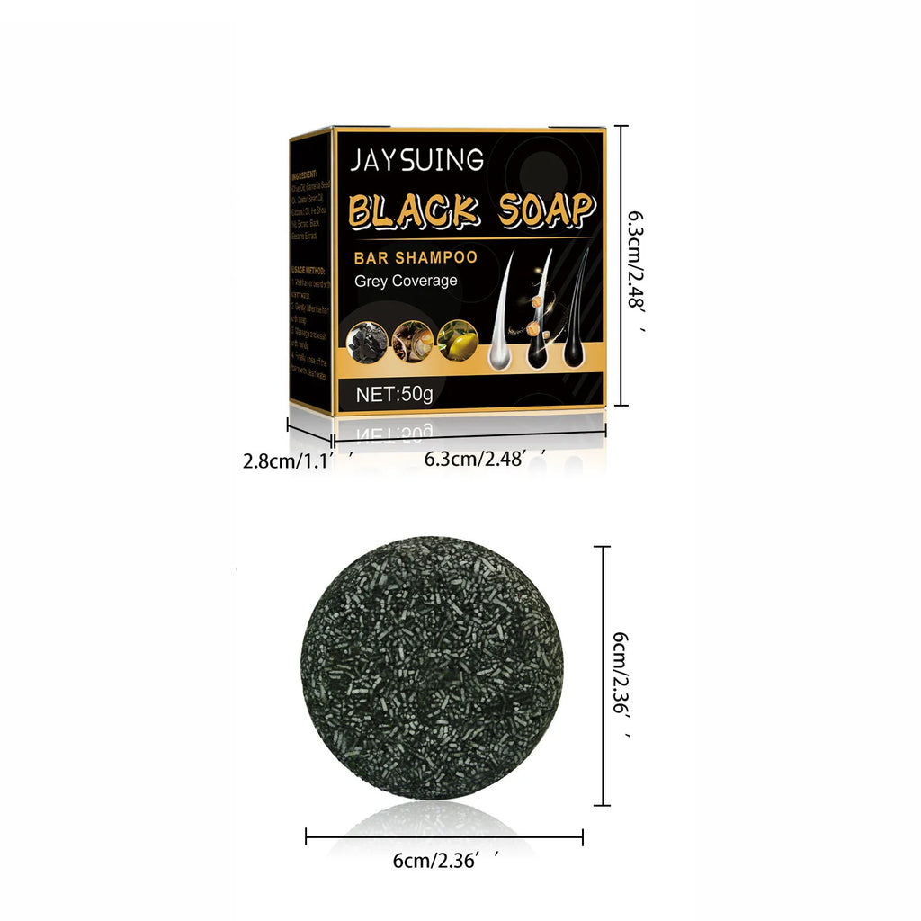 Hair Strengthening Shampoo Soap Cleansing Scalp Soften Strong Men