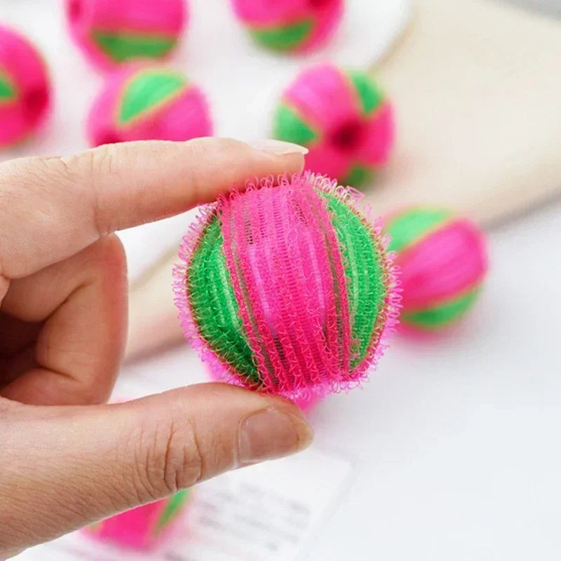 Laundry Lint & Hair Remover Balls – 6 or 12 Pack