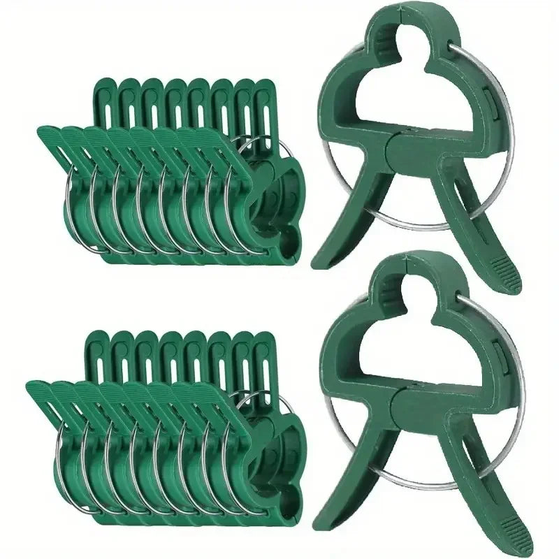 10 Adjustable Plant Fixed Clips Reusable Greenhouse Bracket Fixing