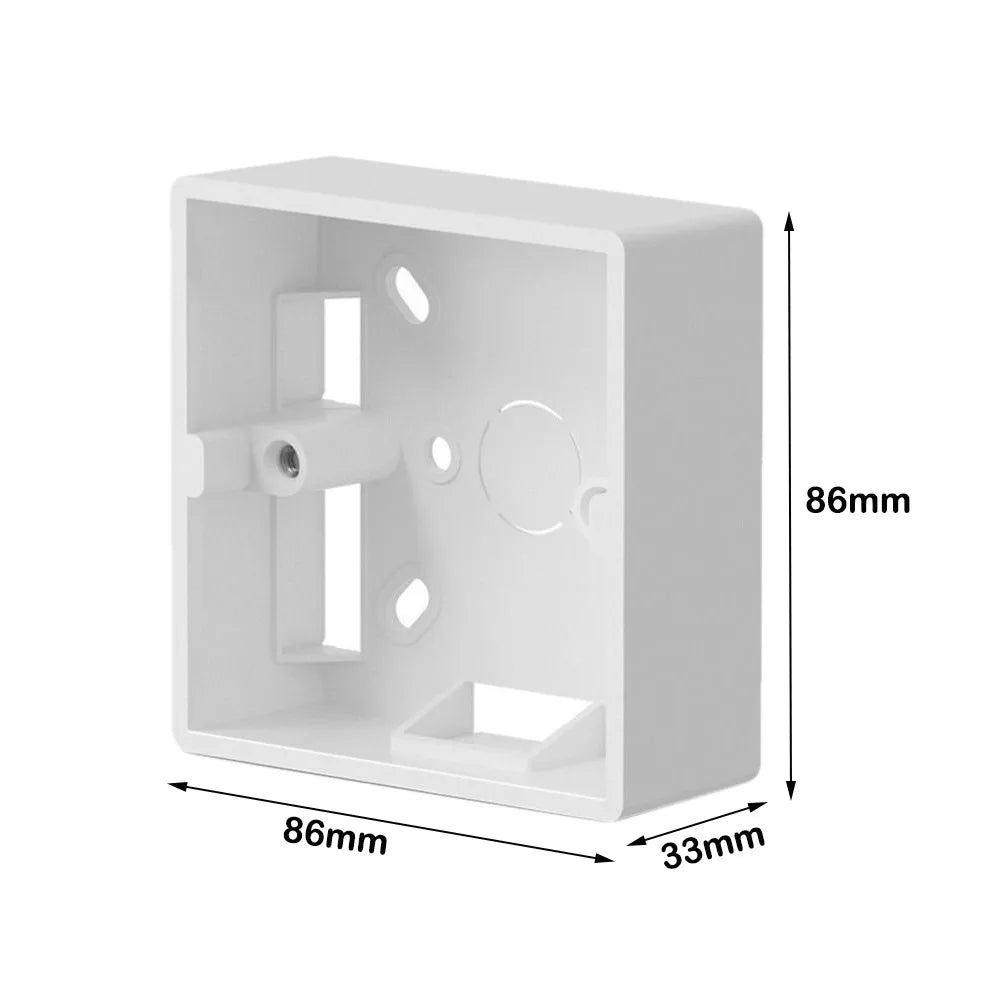 86 Type PVC Junction Box 33/50mm – Switch Socket Install Box