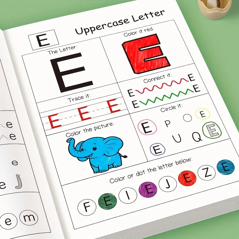 Children's Writing Practice Book Containing 26 English Letters A-z