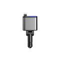 4-in-1 180W Fast Car Charger with 2 Retractable Cables