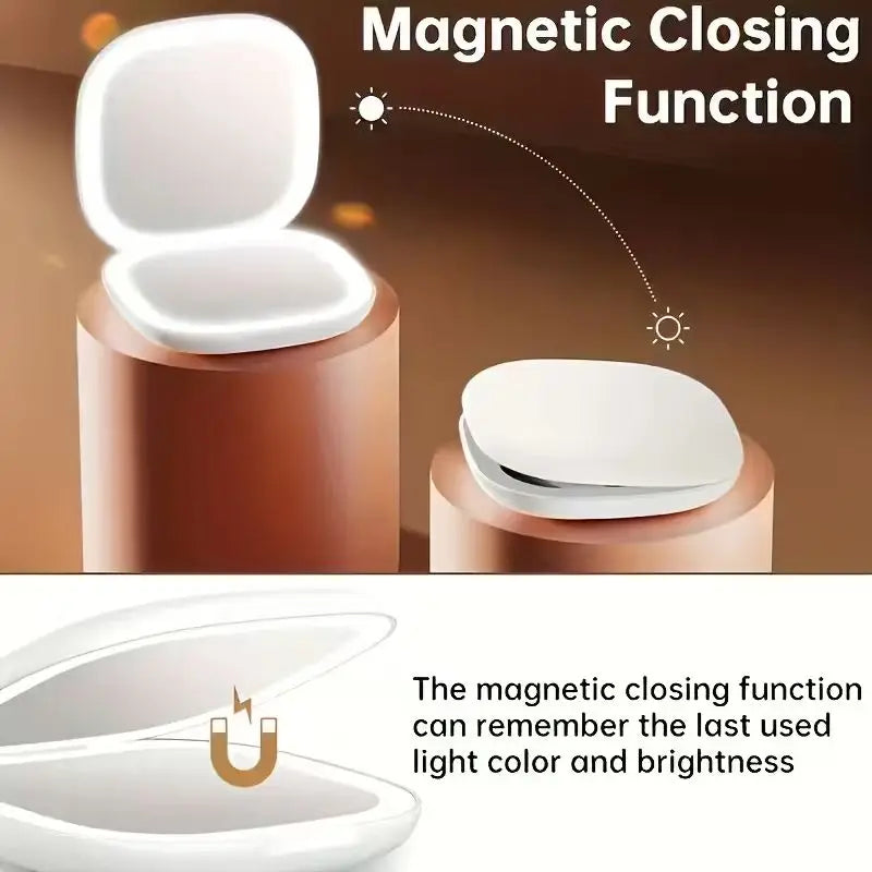 USB LED Foldable Makeup Mirror | 5X Magnifying Vanity Mirror