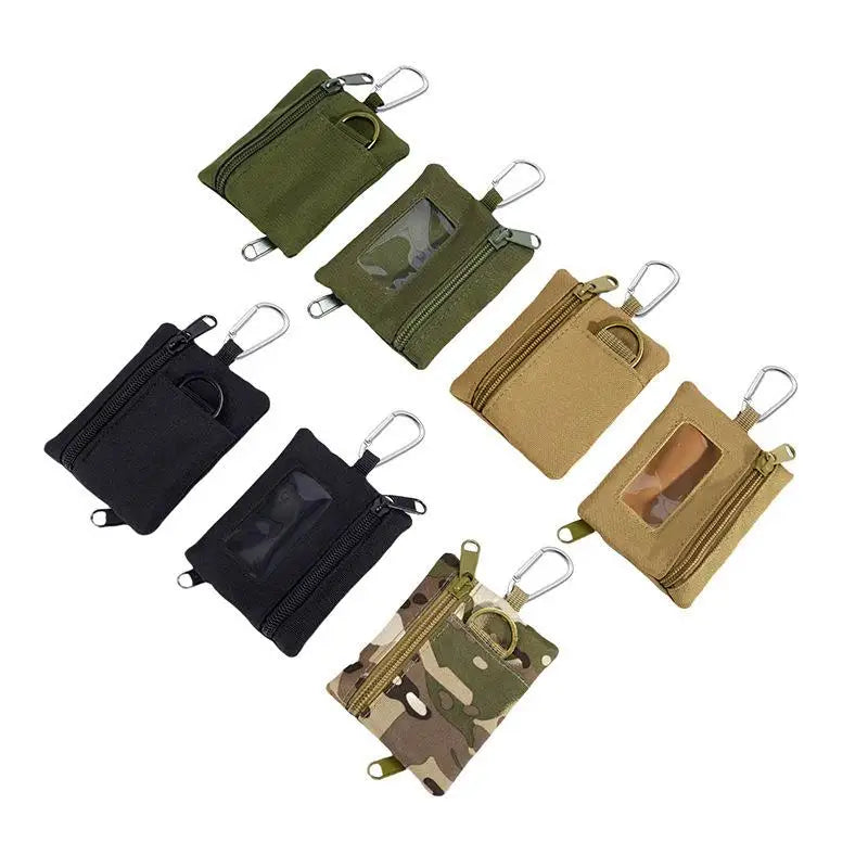 Mini EDC Zipper Pouch – Coin Purse, Key & Card Holder Bag
