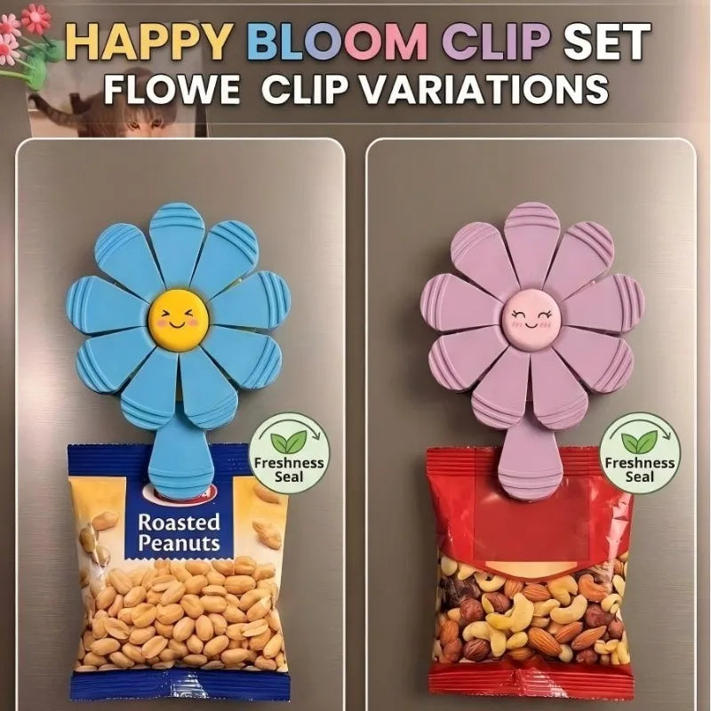 Magnetic Petal Bag Clips | Food Sealing & Fridge Hooks