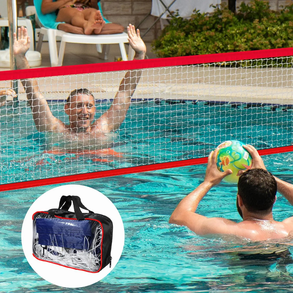 Adjustable Pool Volleyball Net – Beach, Garden & Backyard