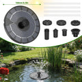 2.5W Solar Fountain Pump – 6 Nozzles for Garden, Pond & Bird Bath