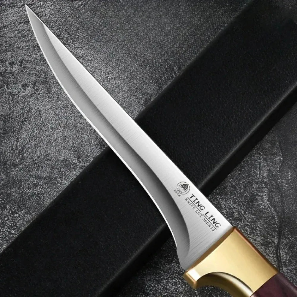 PLYS Boning Knife – Sharp Stainless Steel Butcher Kitchen Knife