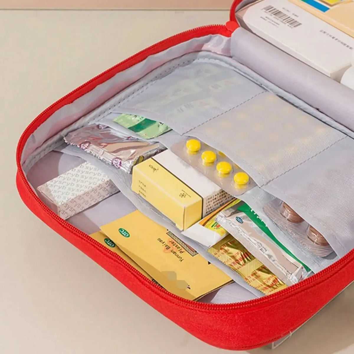 Portable Medical Home First Aid Outdoor Travel Large Capacity