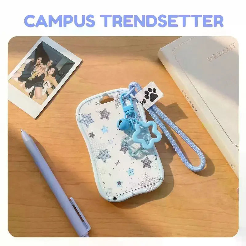 Waterproof Student ID Card Holder – School Bus & Badge Cover
