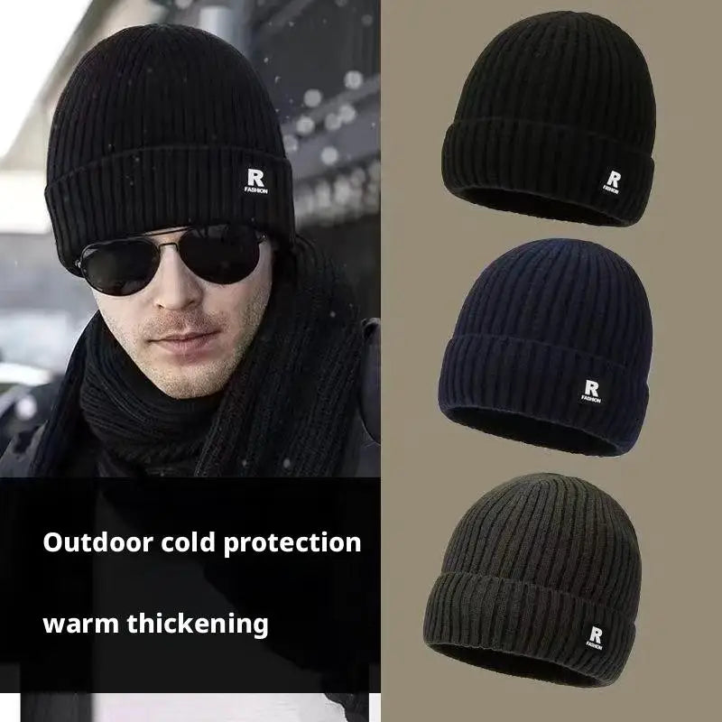 Soft Knit Beanie Hat Men Women Casual Winter Beanies Fashionable