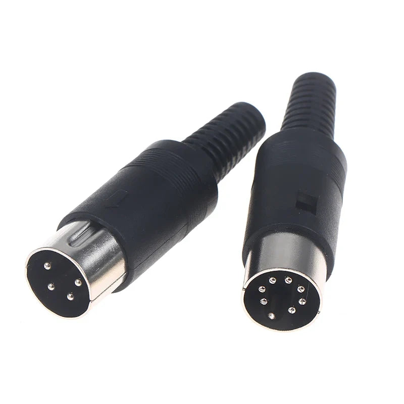 3P 4P 5P 6P 7P 8P DIN Male Female Plug Soecket Jack Plastic Handle