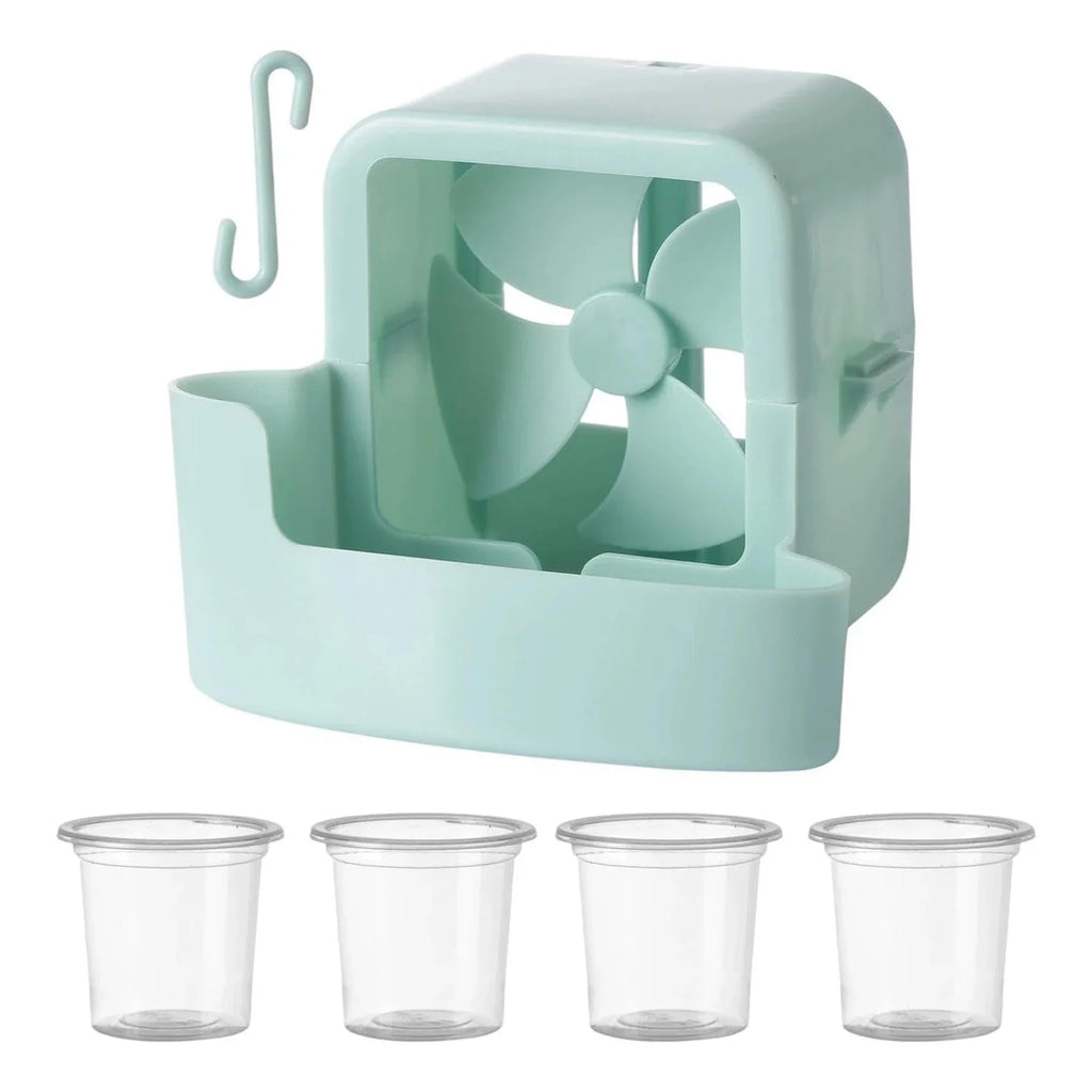 Portable Ice Cooling Fan Attachment | No-Drill Easy Setup