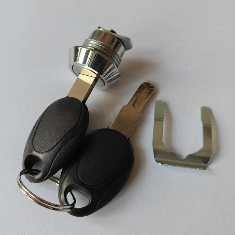 Motorcycle Top Box Lock Cylinder, Core Plug & Keys – 25L–100L