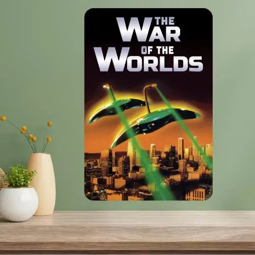 War of the Worlds Movie Metal Poster Sign – Retro Vintage Wall Art