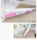 Mini 2-in-1 Ceramic Tourmaline Hair Straightener & Curler Flat Iron