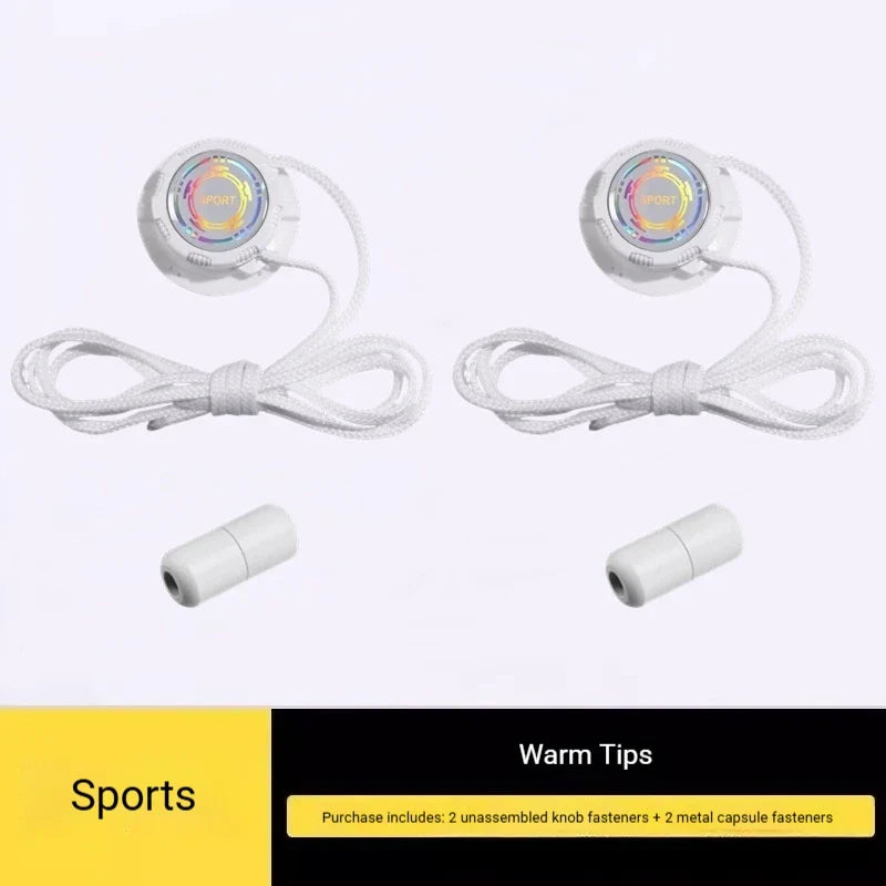 No-Tie Shoelaces with Swivel Buckle – Sneakers & Tennis Shoes