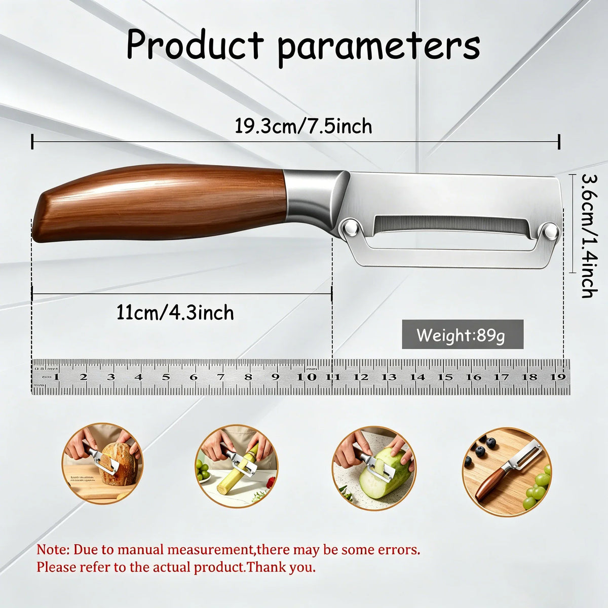 Multifunction Stainless Steel Kitchen Peeler – Fruit & Vegetable