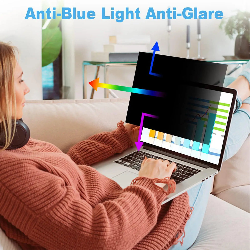 Privacy Screen Laptop Computer Shield Removable Anti-scratch