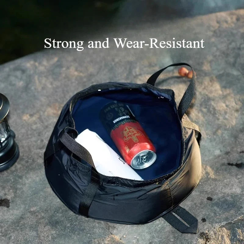 Portable Folding Basin 8.5L – Camping & Travel Wash Bowl