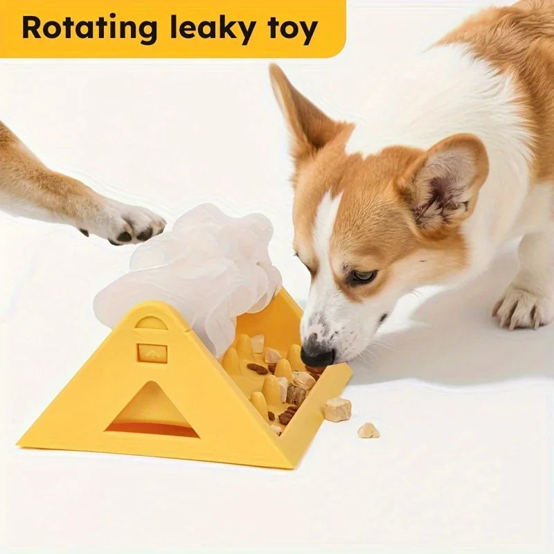 Interactive Dog Puzzle Feeder | Slow Feed Food Dispenser Toy