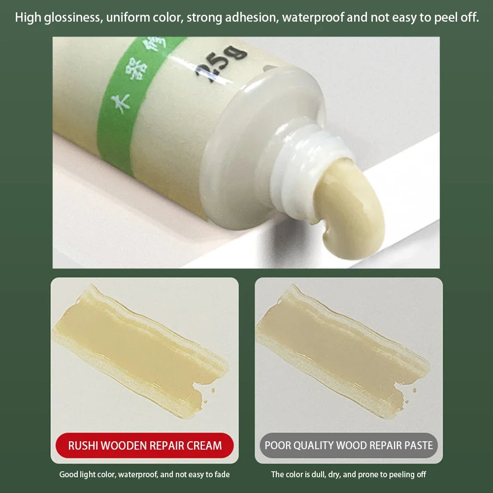 25g Wood Furniture Repair Filler Paste – Multi-Color Kit
