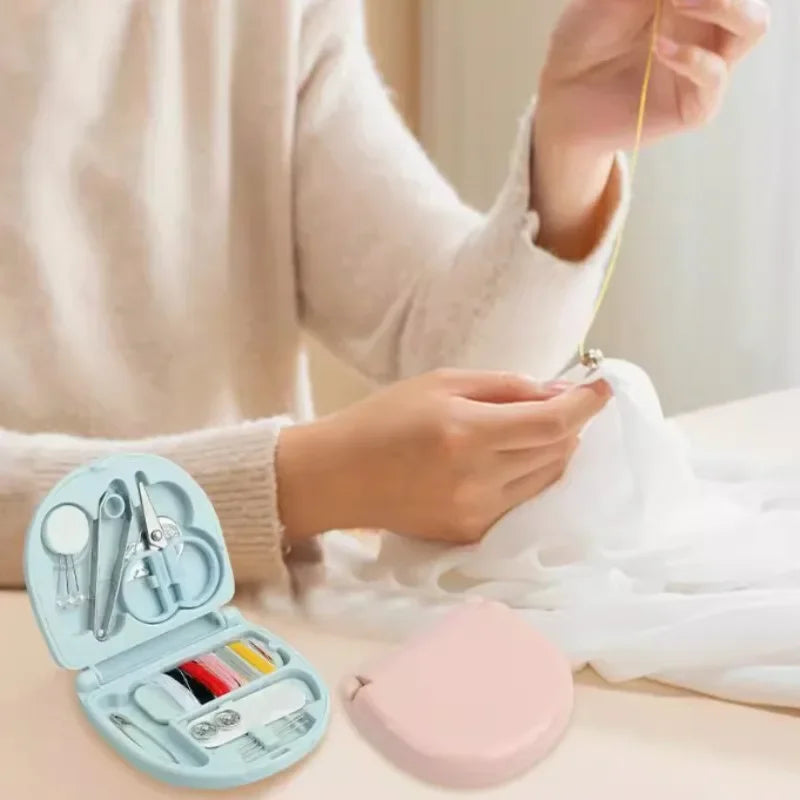 Portable Handheld Sewing Kit – Mini Travel Machine & Tools