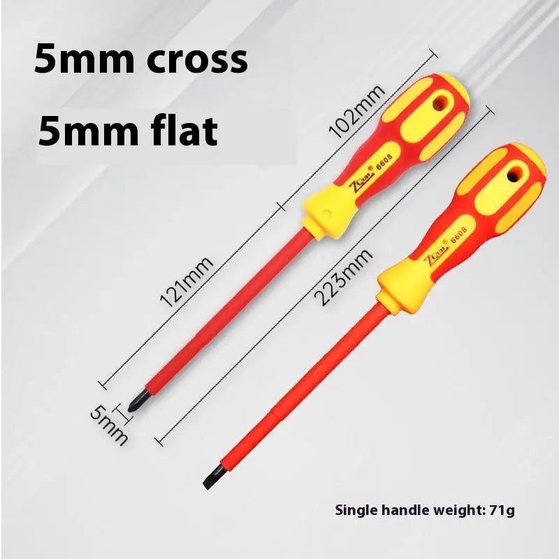 Insulated Screwdriver 1000V – Phillips & Flat CR-V Hand Tool