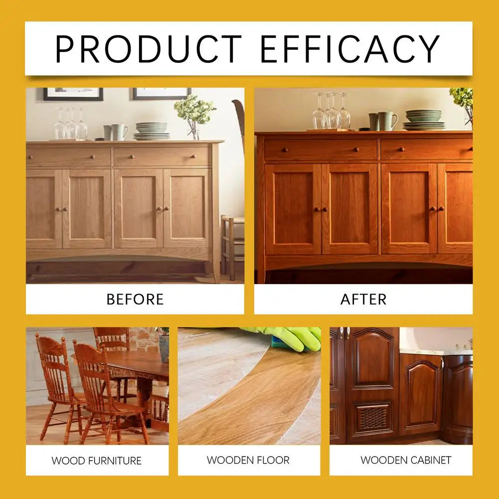 1 2 3 Furniture Solid Wood Care Beeswax Spray Multi-purpose