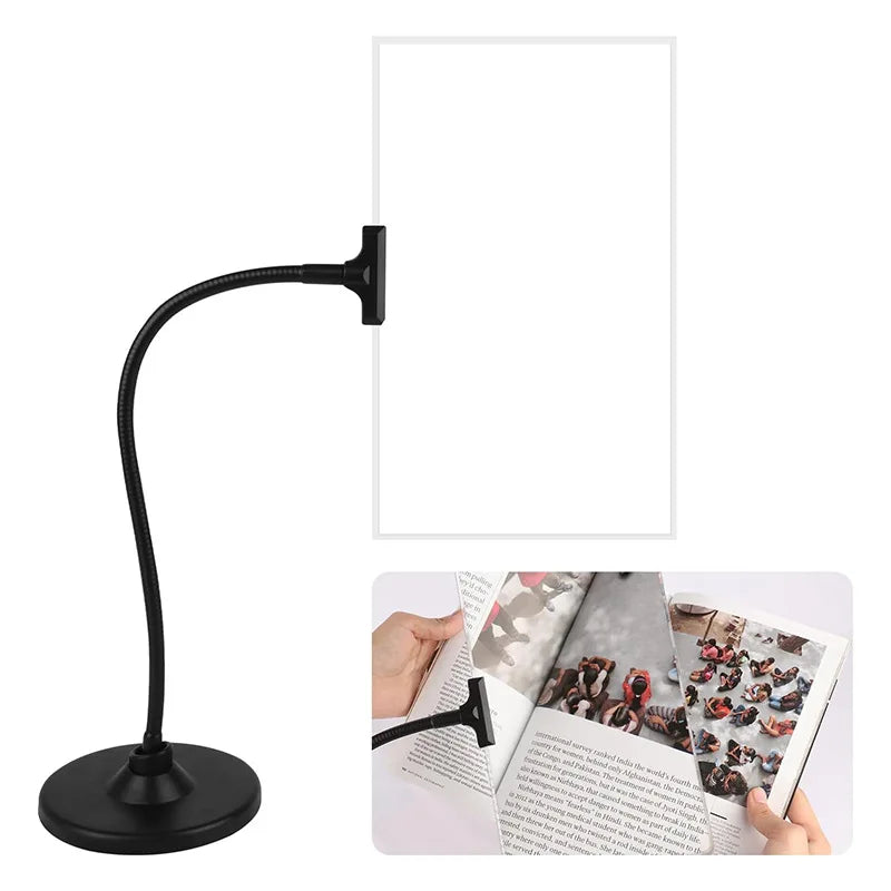 4X Desktop Magnifying Glass with LED Light & Bracket – Extra Large