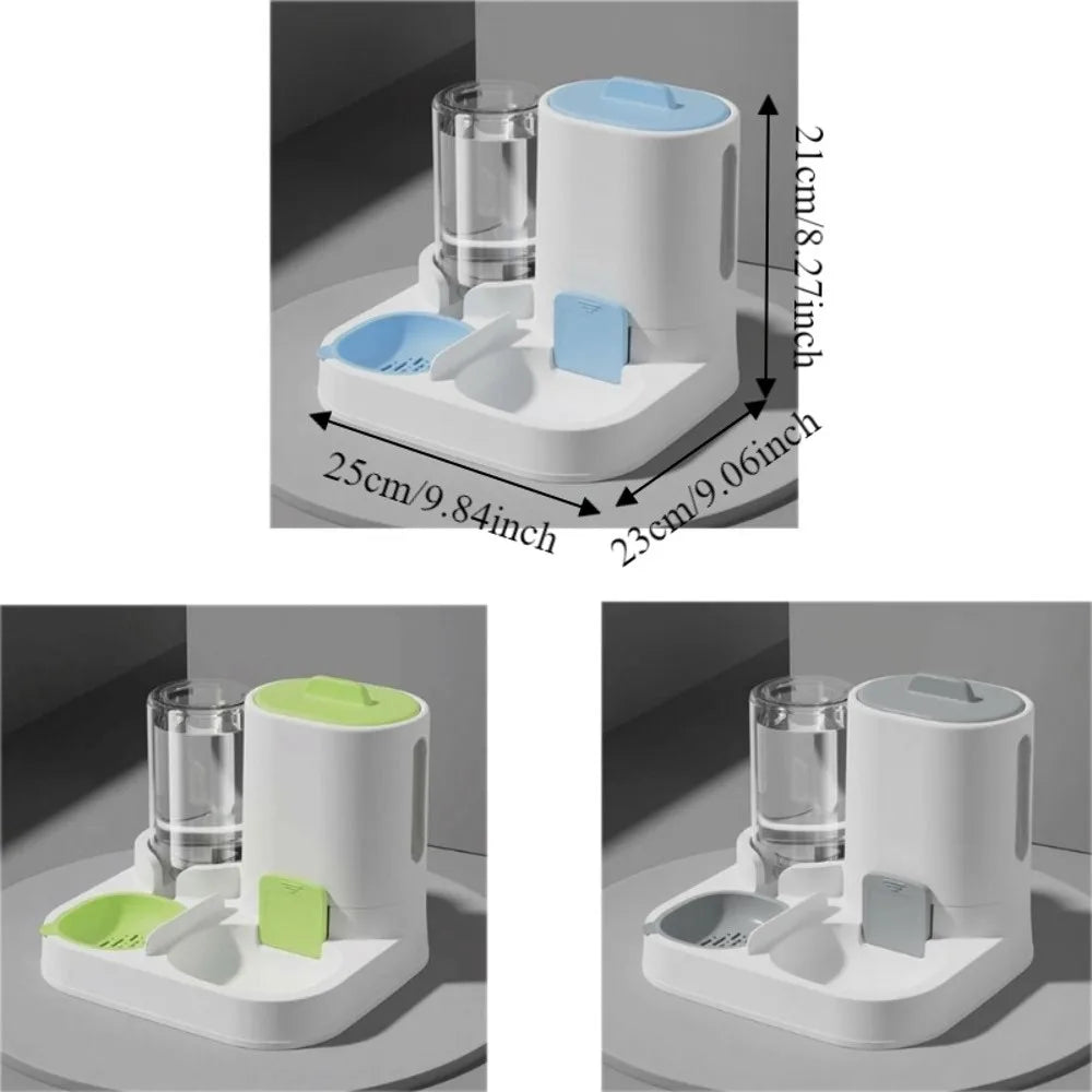 2-in-1 Automatic Dog Feeder & Water Dispenser | Large Capacity