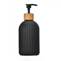 Bathroom Countertop Container Hand Soap Dispenser Cotton Ball Storage