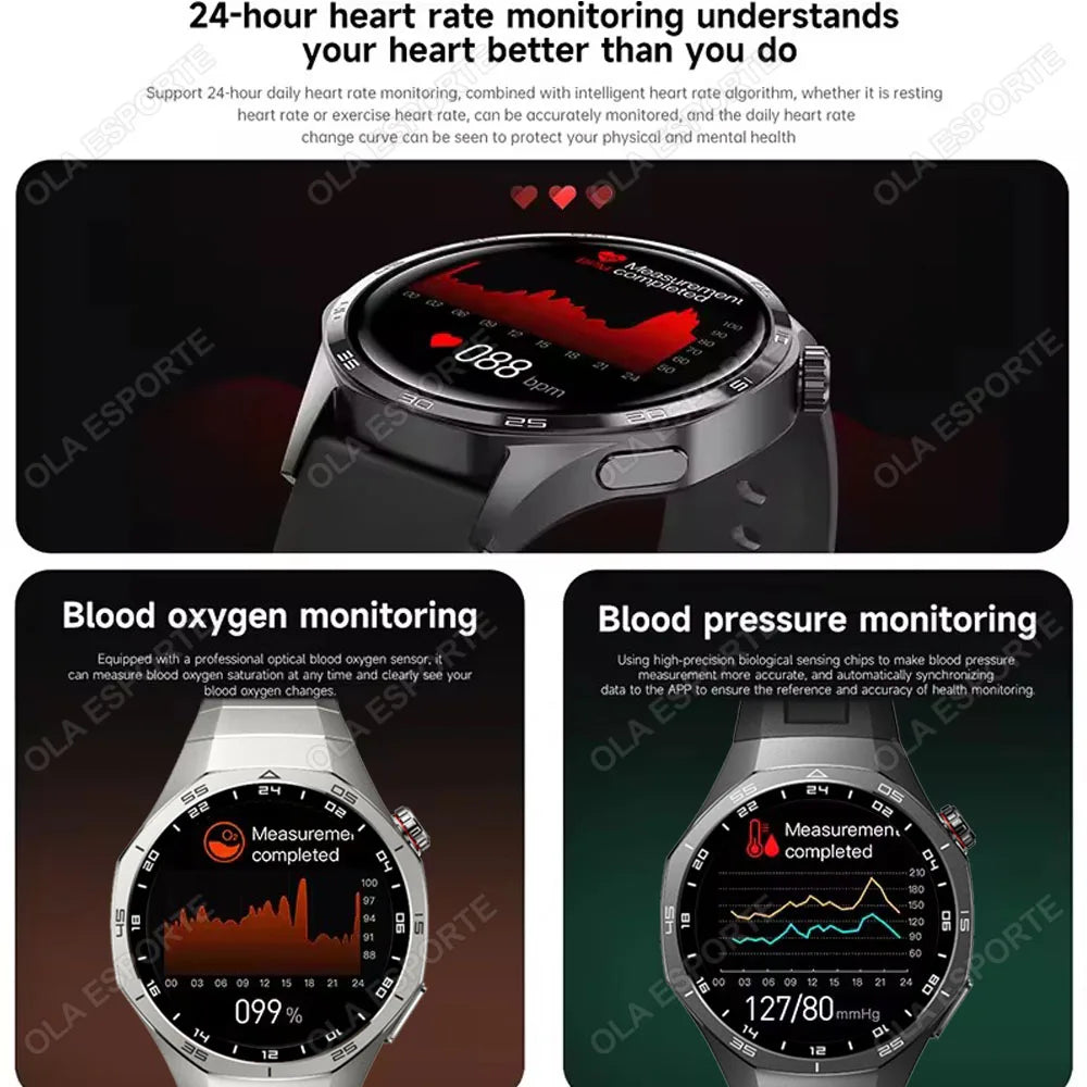 2026 Watch 5 GPS Smart 1 53'' AMOLED Screen Heart Rate Monitor Sports