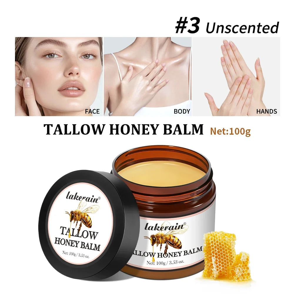 Whipped Beef Tallow & Honey Balm – Face & Body Moisturizer