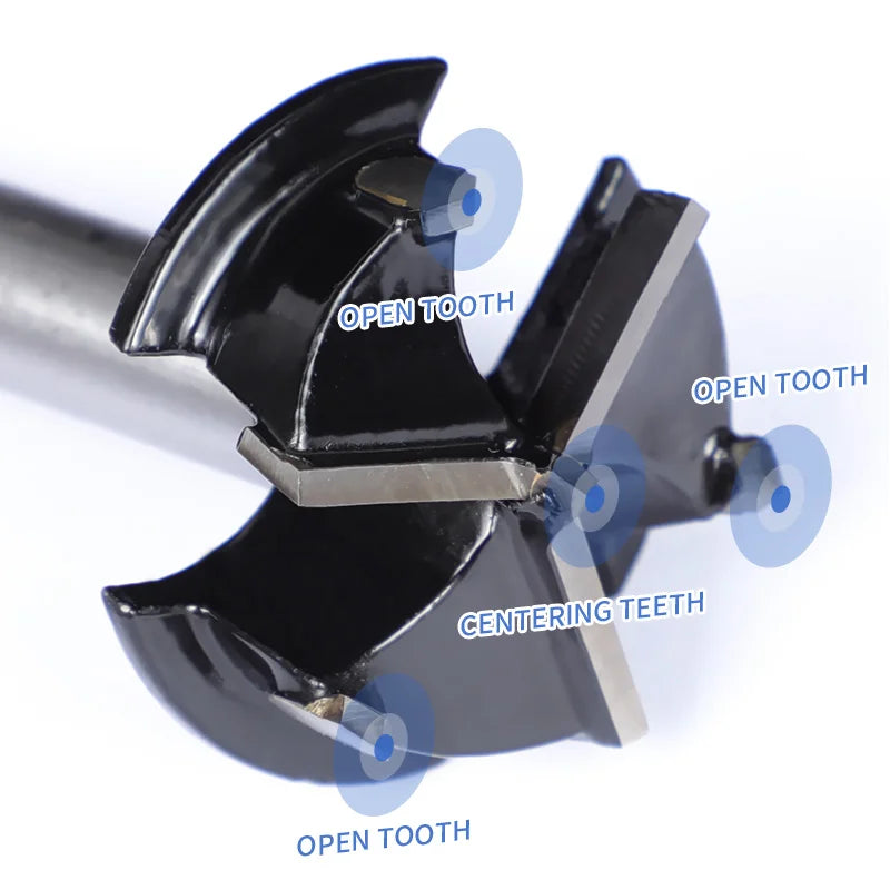 Three-blade Hinge Hole Opener Woodworking Cabinet Door Jig Puncher