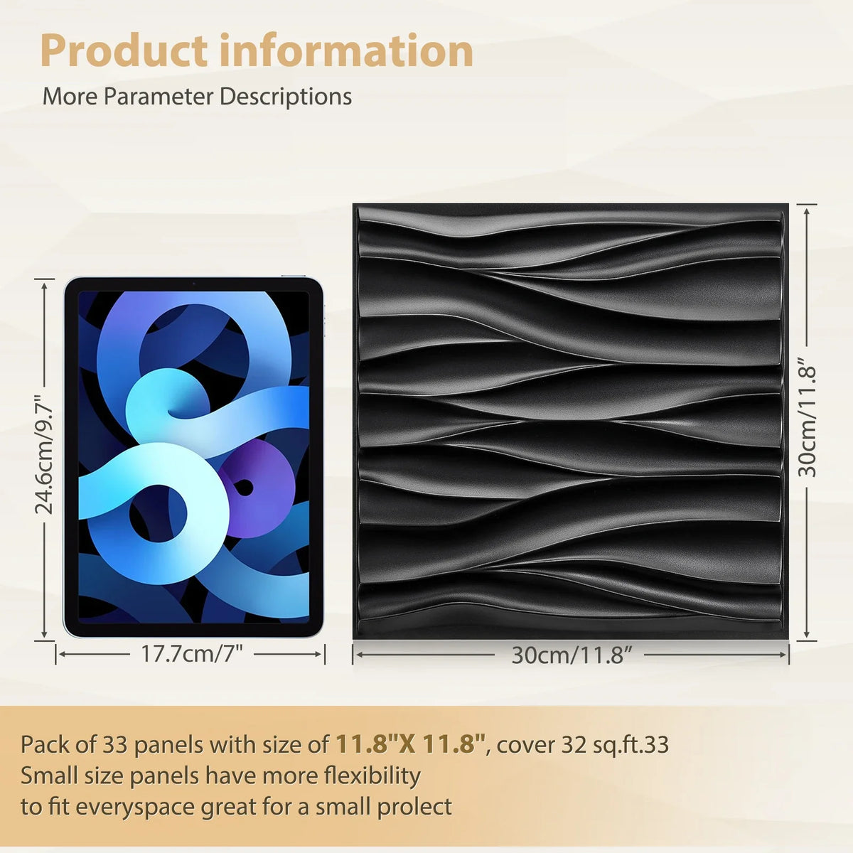 20 3D Pvc Wall Panels Indoor Decoration Living Room Hall Bedroom
