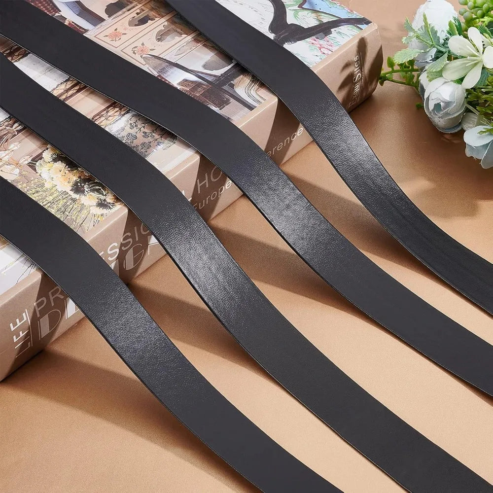 Faux Leather Ribbon Strap 25mm Black 5m – DIY Craft Trim