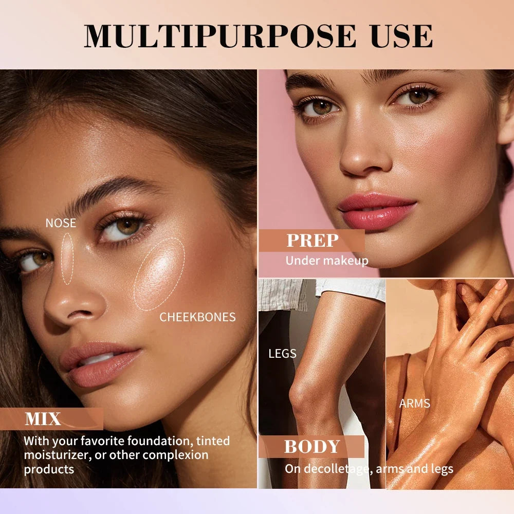 Lakerain Glowy Super Gel Illuminator Primer | Dewy Finish