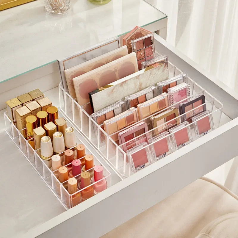 Desktop Cosmetic Organizer – Lipstick, Nail Polish & Palette Storage