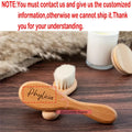 Personalized Engraved Wooden Baby Hairbrush | Keepsake Gift