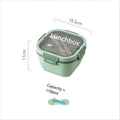 Thickened Simple Lunch Box Lid Microwave-safe Salad Bowl Office