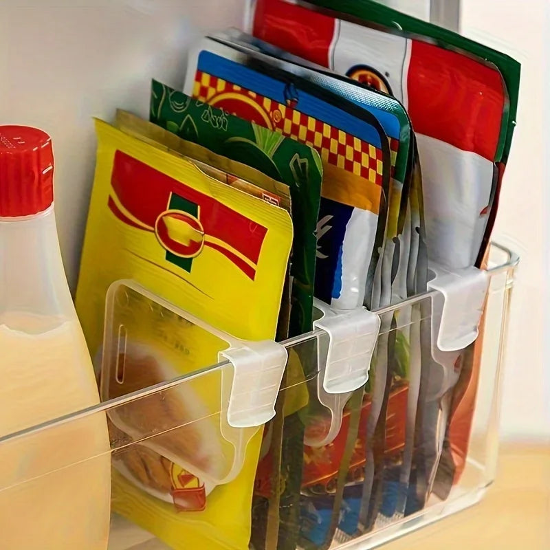 5 10 15 Sturdy Clear Refrigerator Organizer Dividers Adjustable