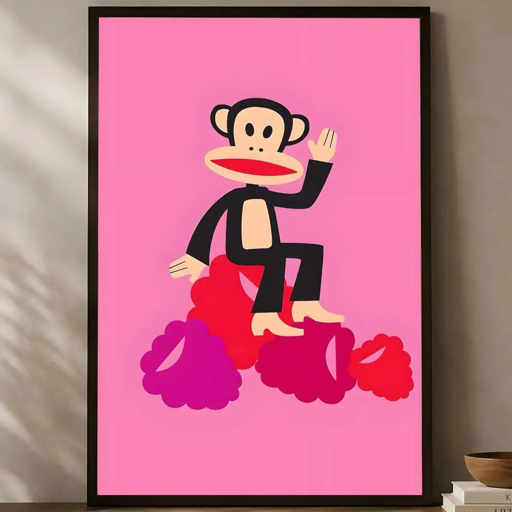 Paul Frank Self-Stick Wall Poster – HD Waterproof Wall Decor
