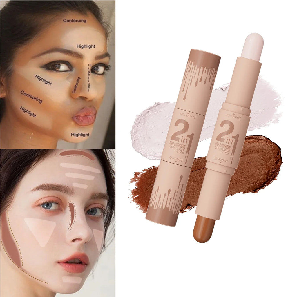 Hello Kiss Double-Ended Highlighter & Contour Stick