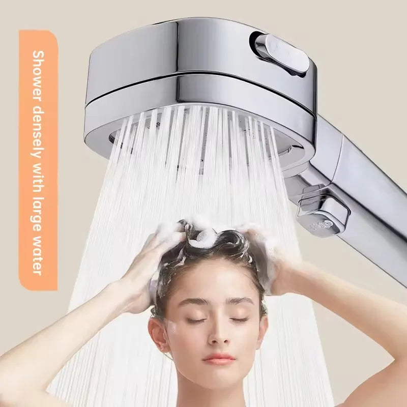 3-Mode Handheld Shower Head | High Pressure & Water Saving