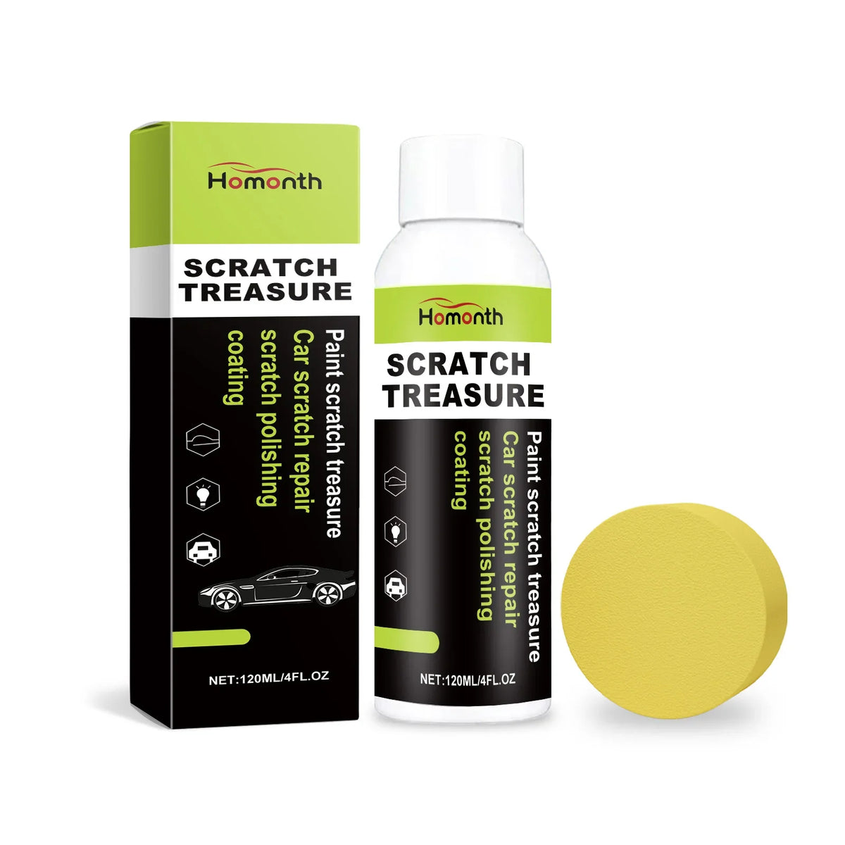 Homonth Car Scratch Remover Polish & Protective Coating 120ml