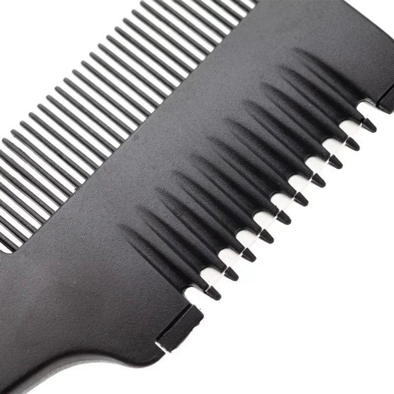 Double-Edge Hair Thinning Razor Comb – DIY Salon Tool