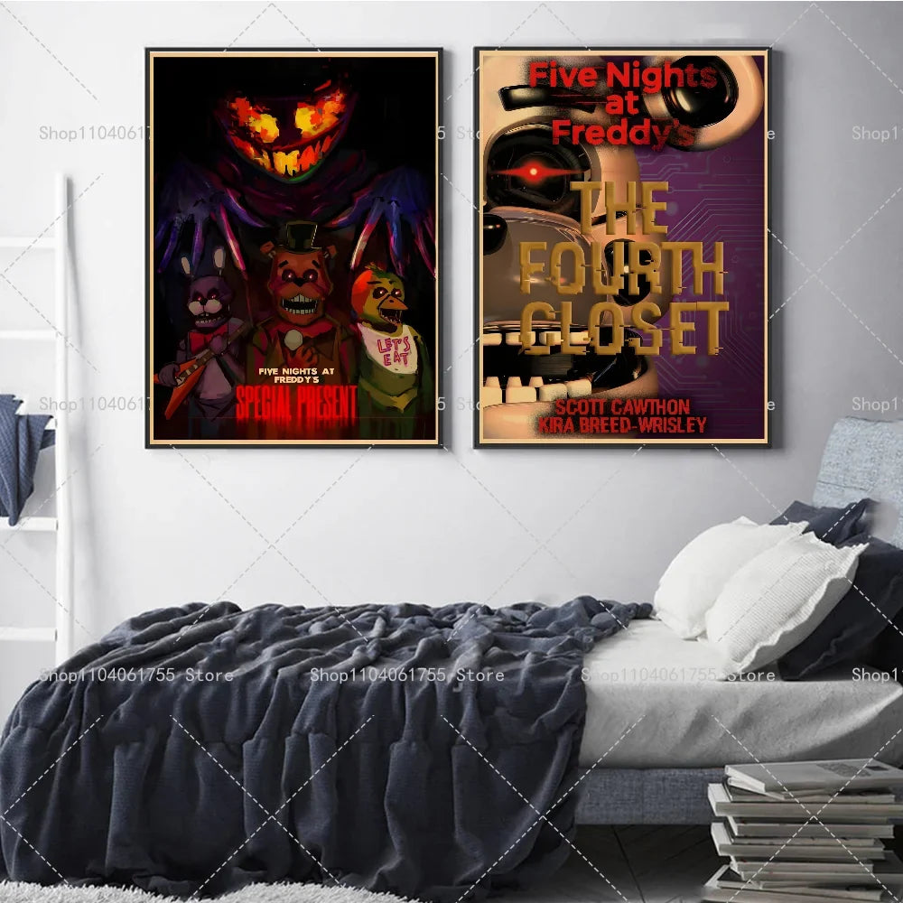 Five Nights at Freddy's Wall Poster – Self-Adhesive Sticker