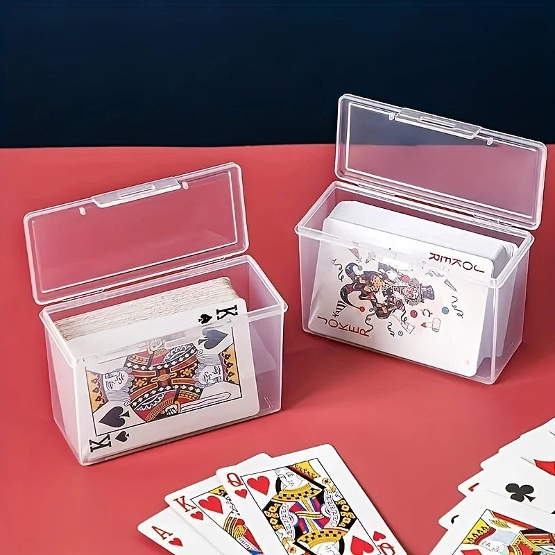 Clear Waterproof Playing Card Cases | Plastic Storage Boxes
